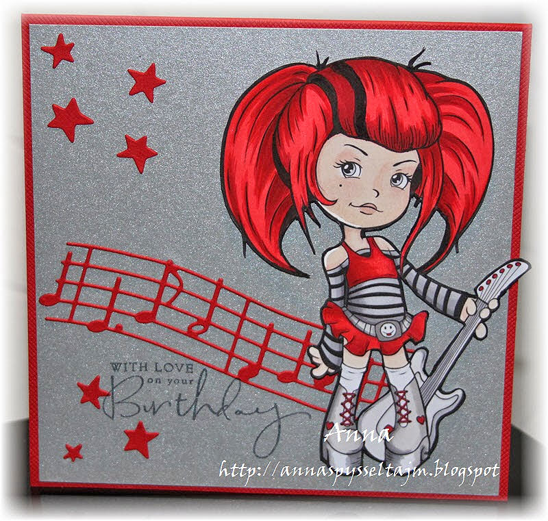 Rock Star - Digital Stamp - Click Image to Close