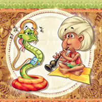 Snake Charmer - Digital Stamp