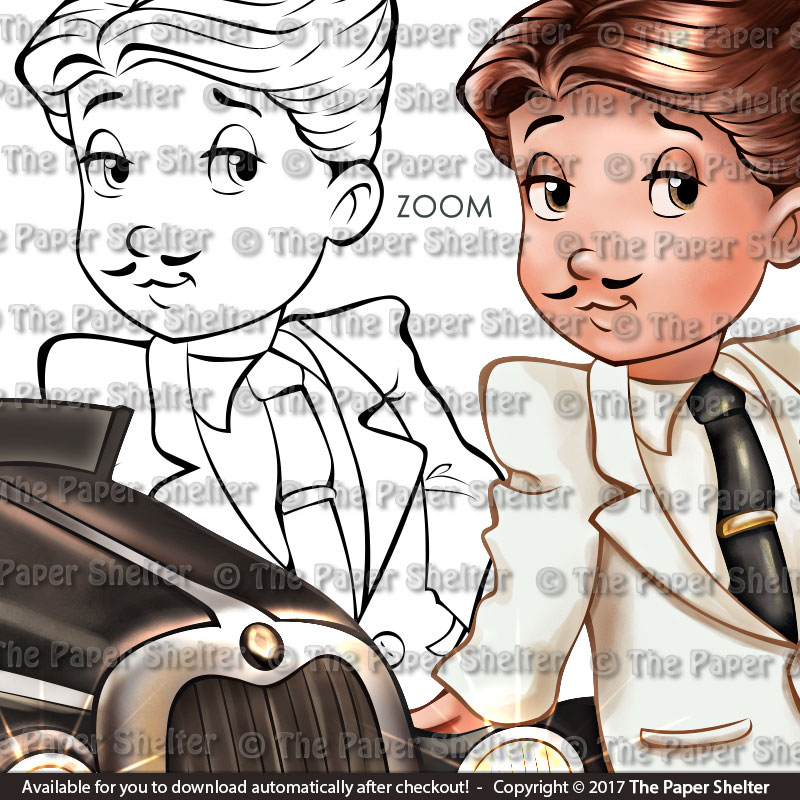 So Classy! - Digital Stamp - Click Image to Close