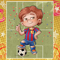 Soccer Star - Digital Stamp - Click Image to Close