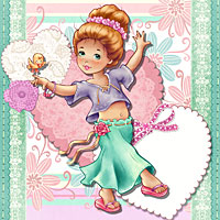 Spring Enchantment - Digital Stamp - Click Image to Close