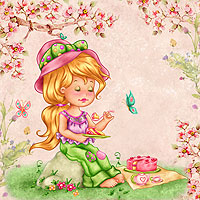 Spring in the Heart - Digital Stamp - Click Image to Close