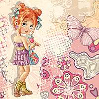 Spring Style - Digital Stamp - Click Image to Close