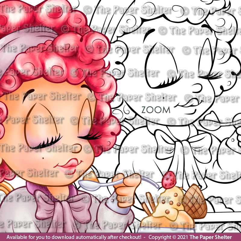 Sundae Time! - Digital Stamp - Click Image to Close