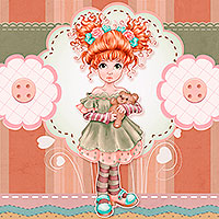 Sweet Emma - Digital Stamp - Click Image to Close