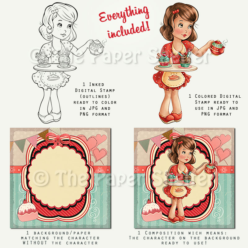 Sweet Things - Digital Stamp - Click Image to Close