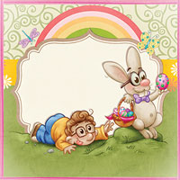 Easter Mischief - Digital Stamp