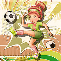 The Best Soccer Player - Digital Stamp - Click Image to Close