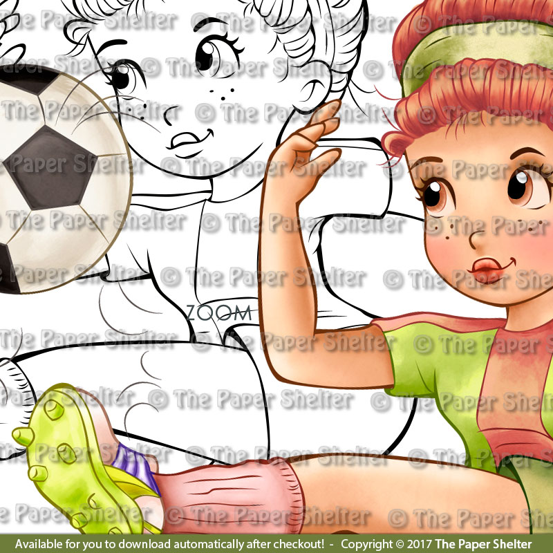 The Best Soccer Player - Digital Stamp - Click Image to Close