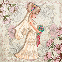 The Bride - Digital Stamp - Click Image to Close