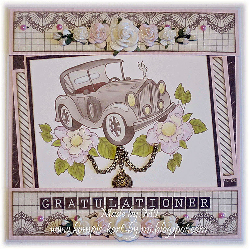 Vintage Car - Digital Stamp - Click Image to Close