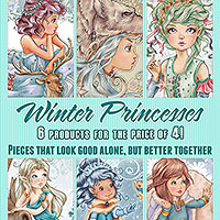 Winter Princesses Collection - 6 products for the price of 4