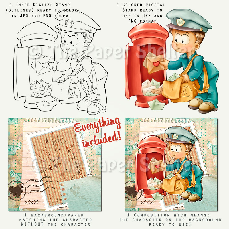 You have Mail - Digital Stamp - Click Image to Close