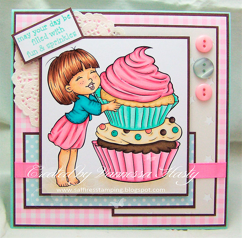 You're My Cuppy Cake - Digital Stamp - Click Image to Close