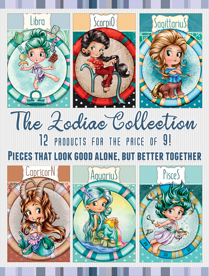 The Zodiac Collection - 12 digis for the price of 9!
