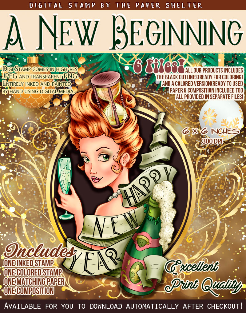 A New Beginning - Digital Stamp - Click Image to Close