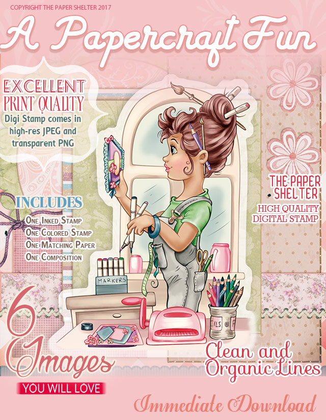 A Papercraft Fun - Digital Stamp - Click Image to Close