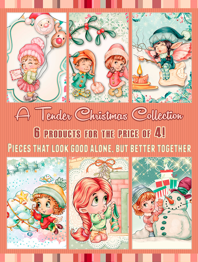 A Tender Christmas Collection - 6 digis for the price of 4! - Click Image to Close