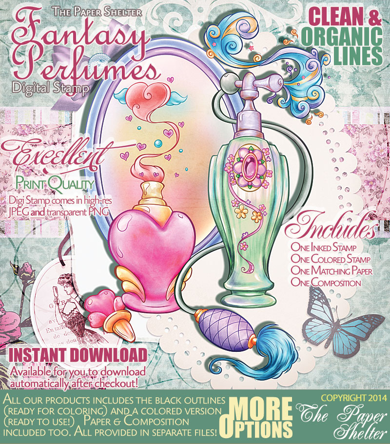 Fantasy Perfumes - Digital Stamp - Click Image to Close