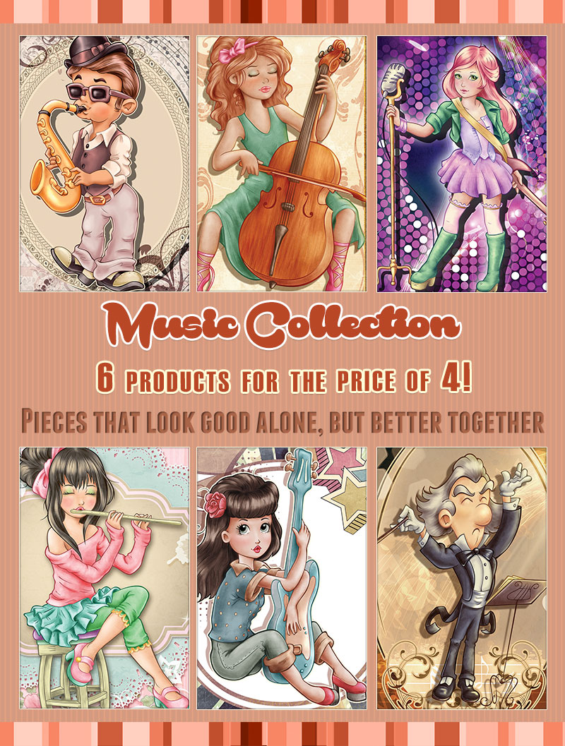 The Music Collection- 6 products for the price of 4 - Click Image to Close