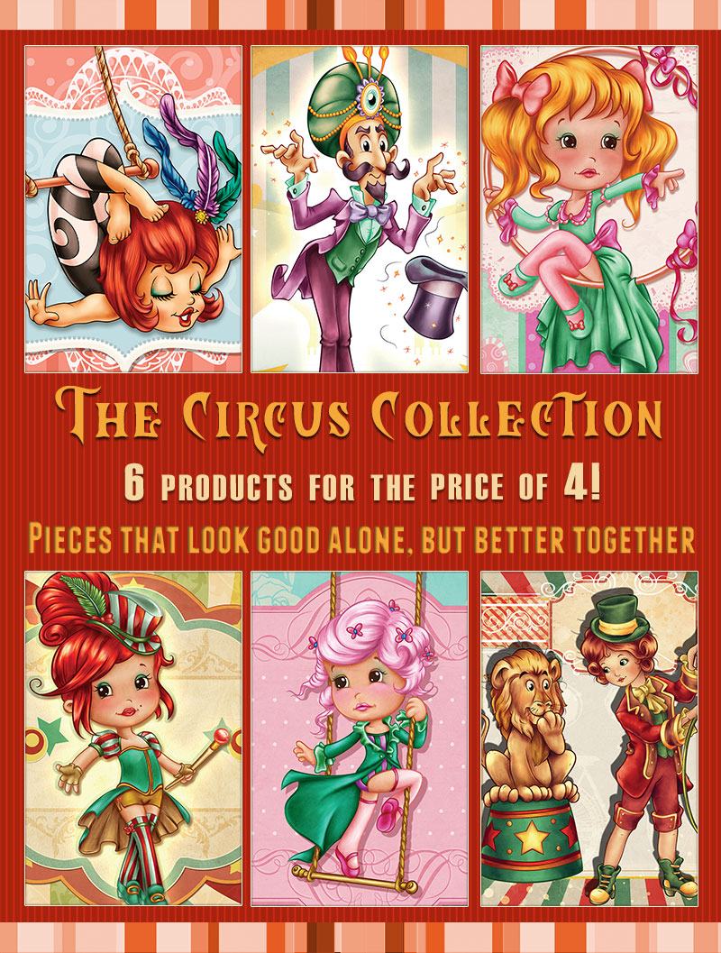 The Circus Collection - 6 products for the price of 4 - Click Image to Close