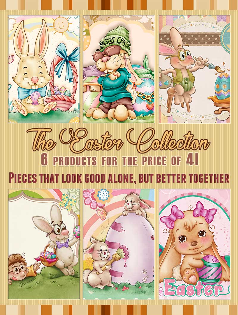 The Easter Collection - 6 digis for the price of 4! - Click Image to Close