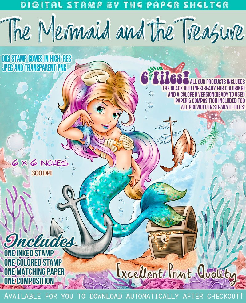 The Mermaid and the Treasure - Click Image to Close