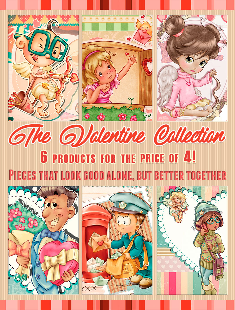 THE VALENTINE COLLECTION - 6 PRODUCTS FOR THE PRICE OF 4 - Click Image to Close