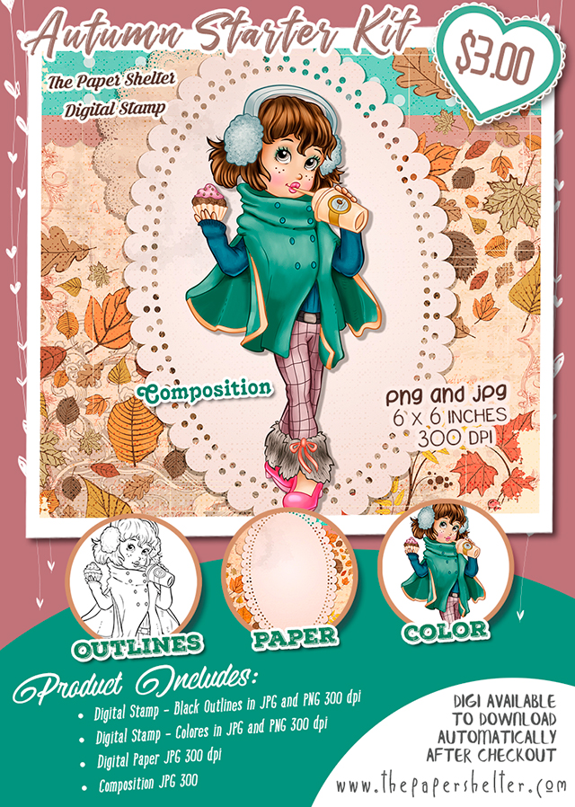 Autumn Starter Kit - Digital Stamp