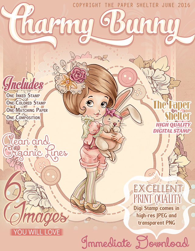 Charmy Bunny - Digital Stamp Charmy Bunny - Digital Stamp