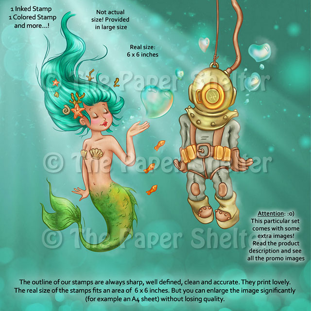 Enchanted Ocean - Digital Stamp - Click Image to Close