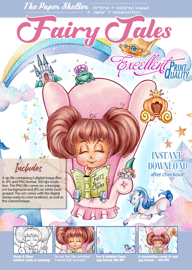 Fairy Tales - Digital Stamp