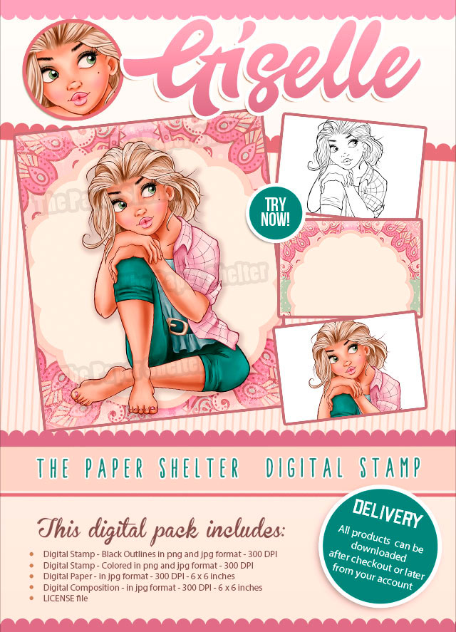 Giselle - Digital Stamp