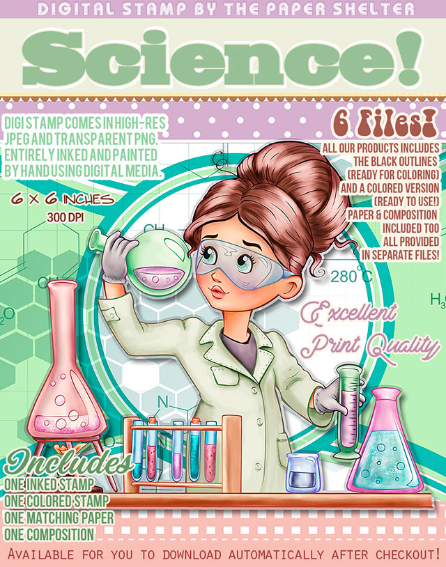 Science! - Digital Stamp