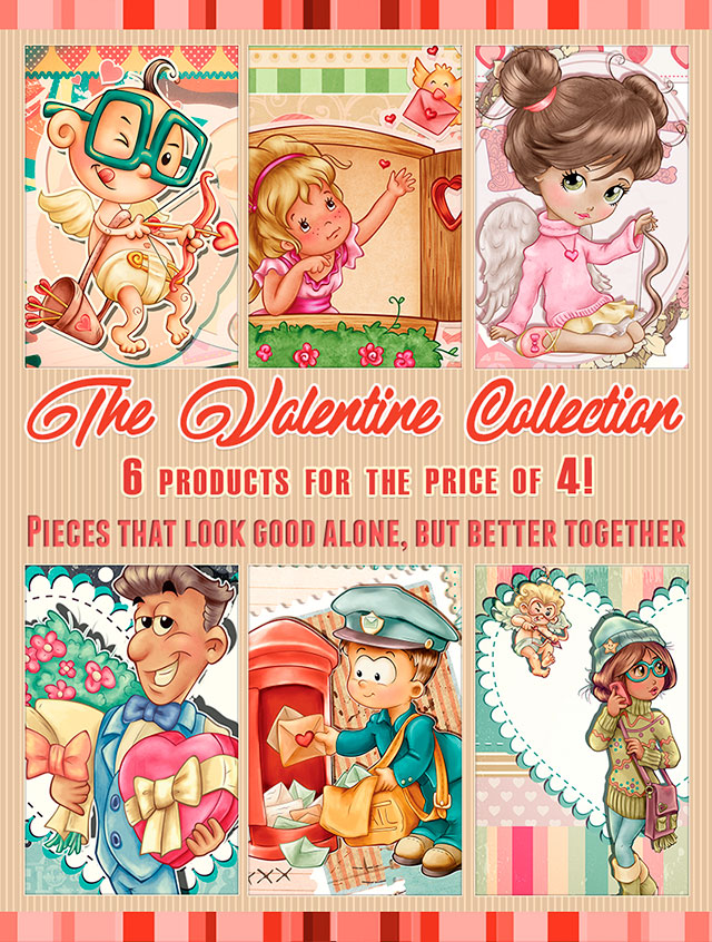 THE VALENTINE COLLECTION - 6 PRODUCTS FOR THE PRICE OF 4
